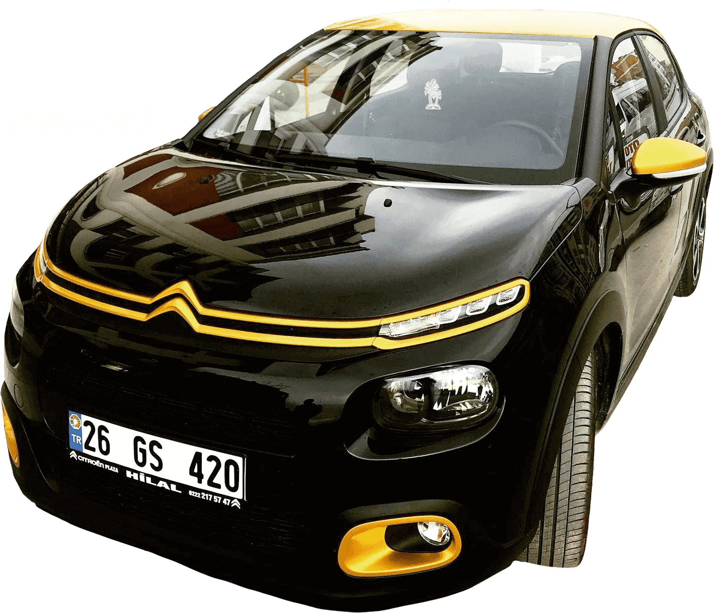 Kural sürücü kursu otomatik vites Citroen C3 eğitim aracı